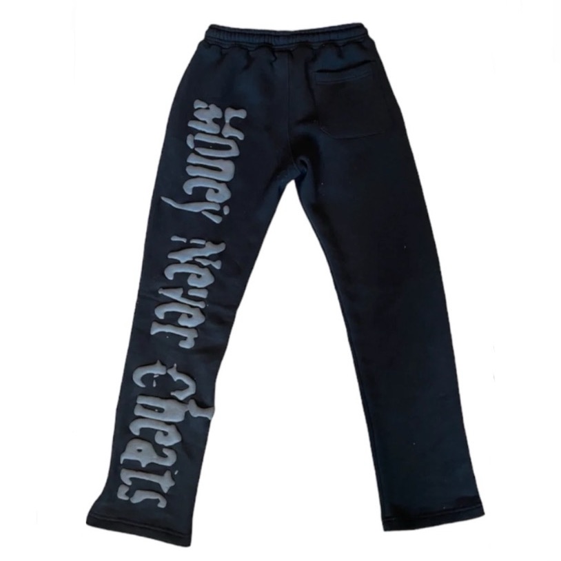 Rare Playamade Money Never Cheats Puff Ink Sweatpants